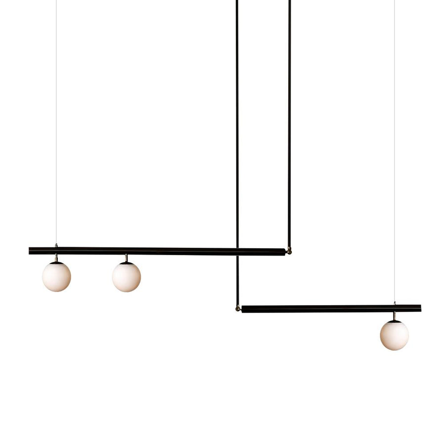 3-Light Linear Kitchen Chandelier