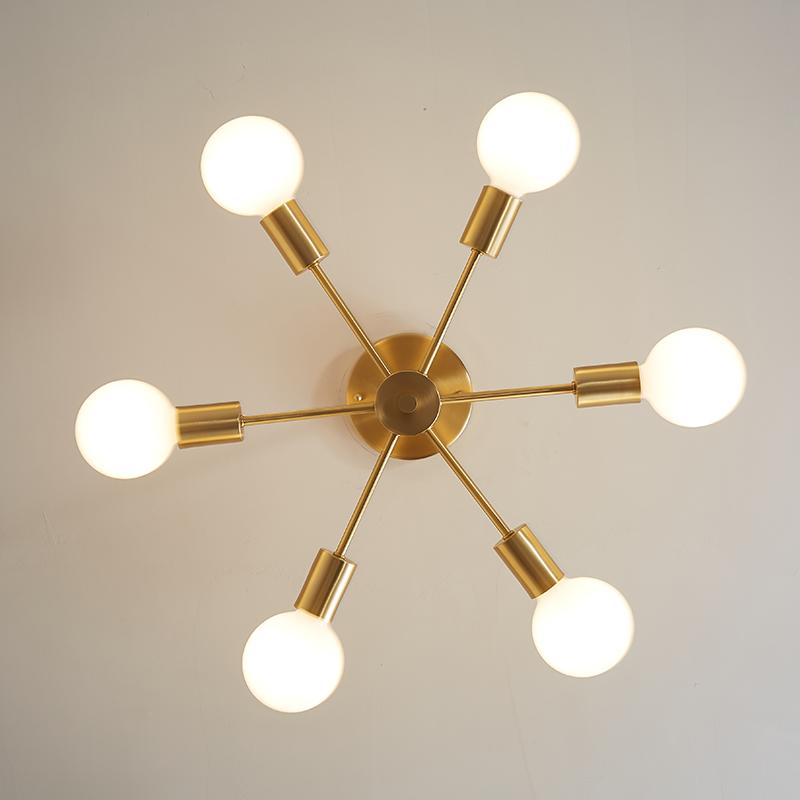 6-Light Large Sputnik Chandelier