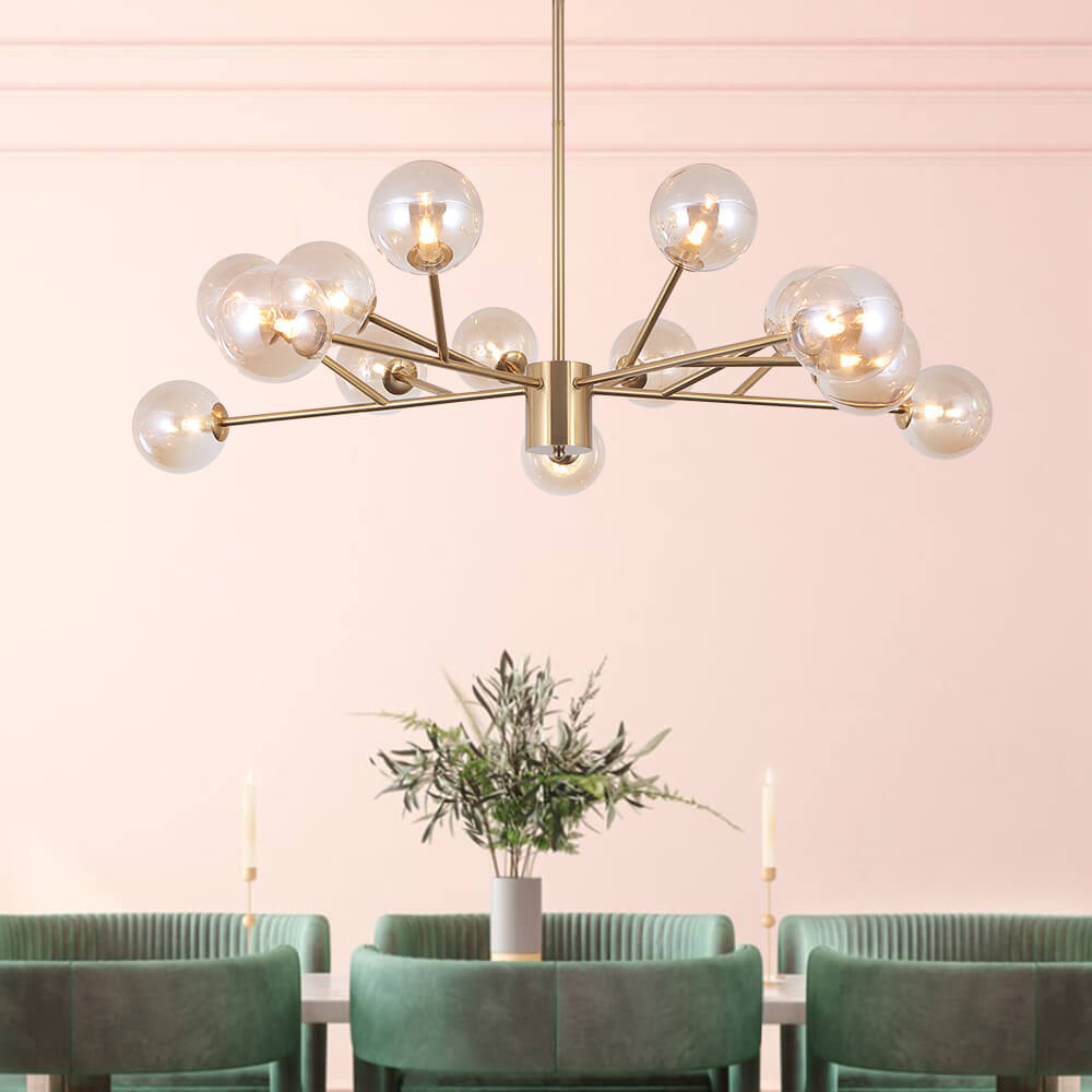 15-Light Sputnik Modern Sphere Chandelier