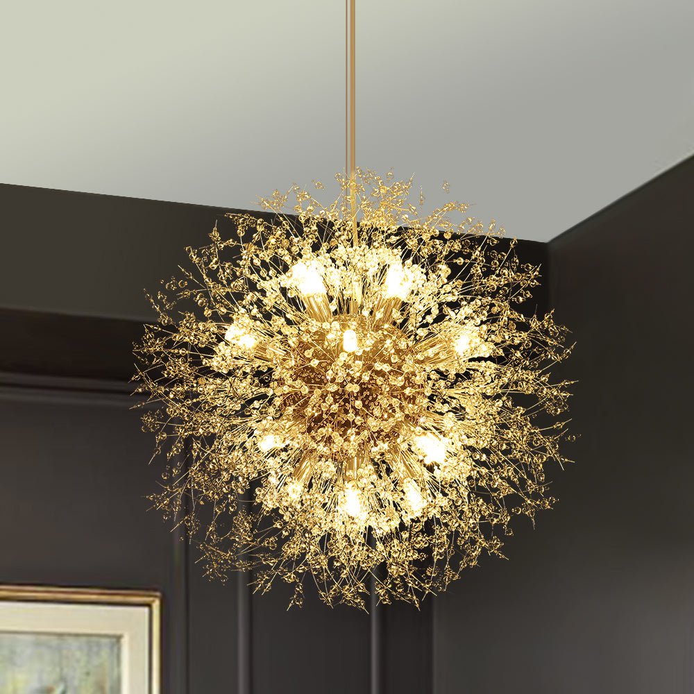 16-Light Oversized Luxury Sputnik Firework Chandelier