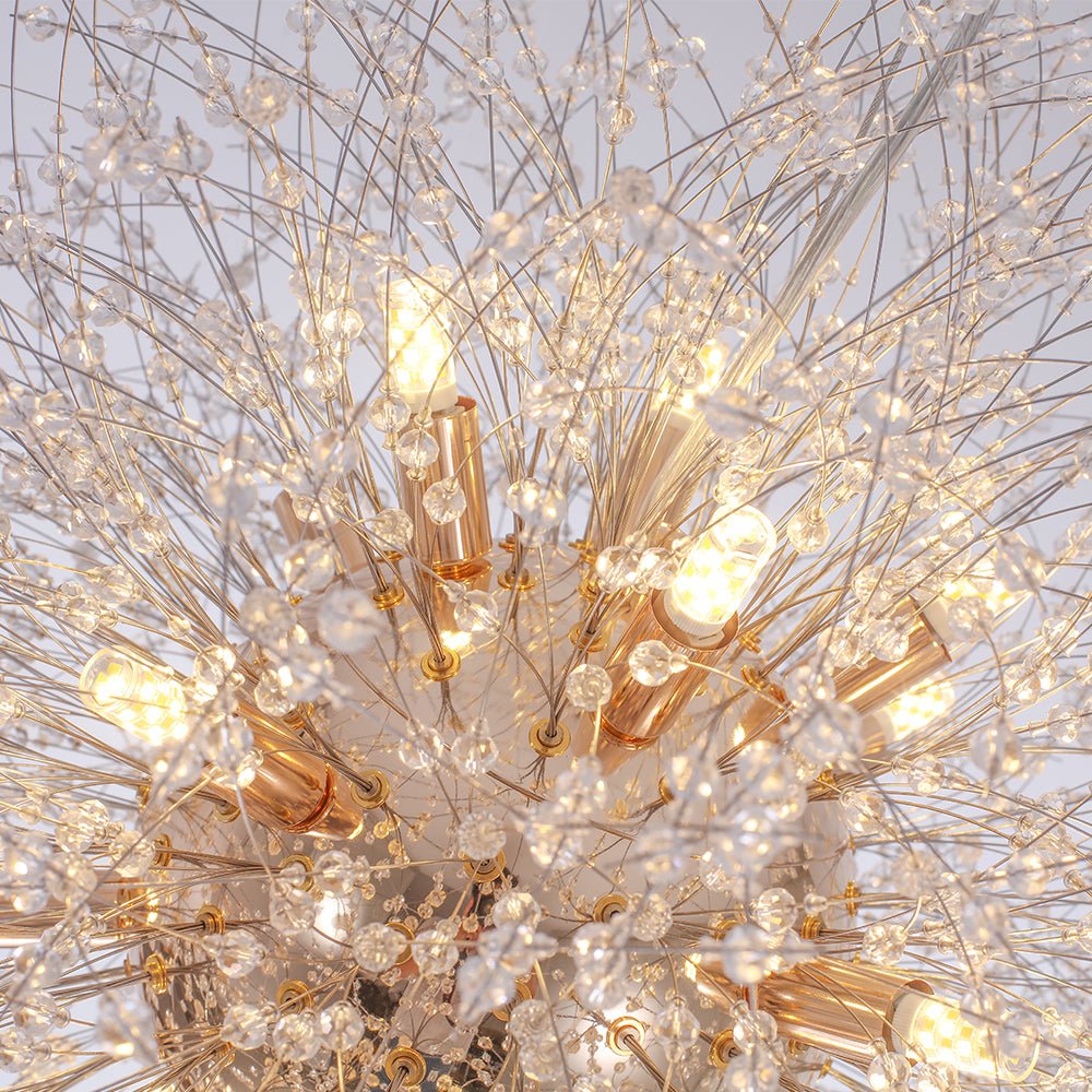 16-Light Oversized Luxury Sputnik Firework Chandelier