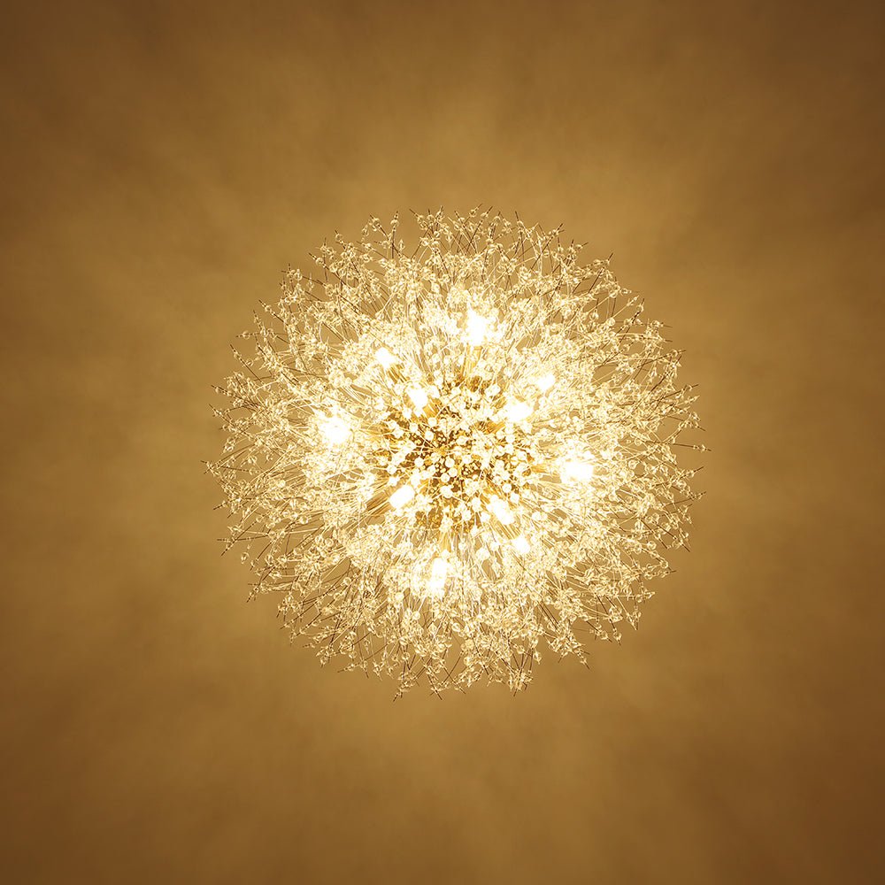 16-Light Oversized Luxury Sputnik Firework Chandelier