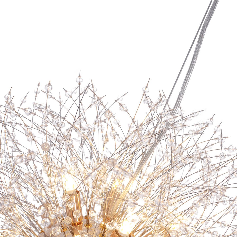 16-Light Oversized Luxury Sputnik Firework Chandelier