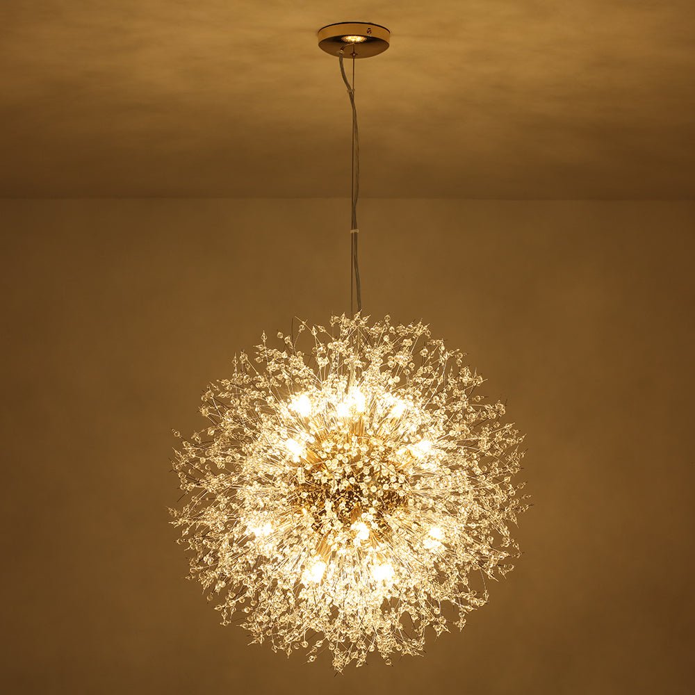 16-Light Oversized Luxury Sputnik Firework Chandelier