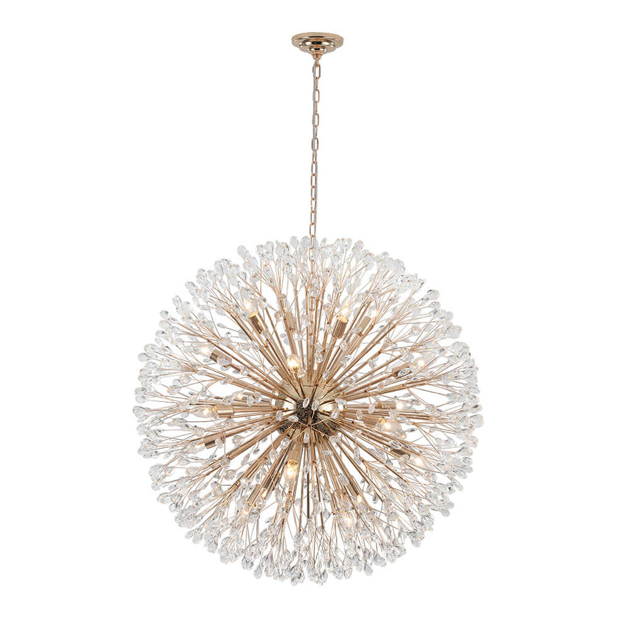 20-Light Oversized Firework Chandelier Large Luxury Sputnik Hanging Light