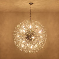 20-Light Oversized Firework Chandelier Large Luxury Sputnik Hanging Light