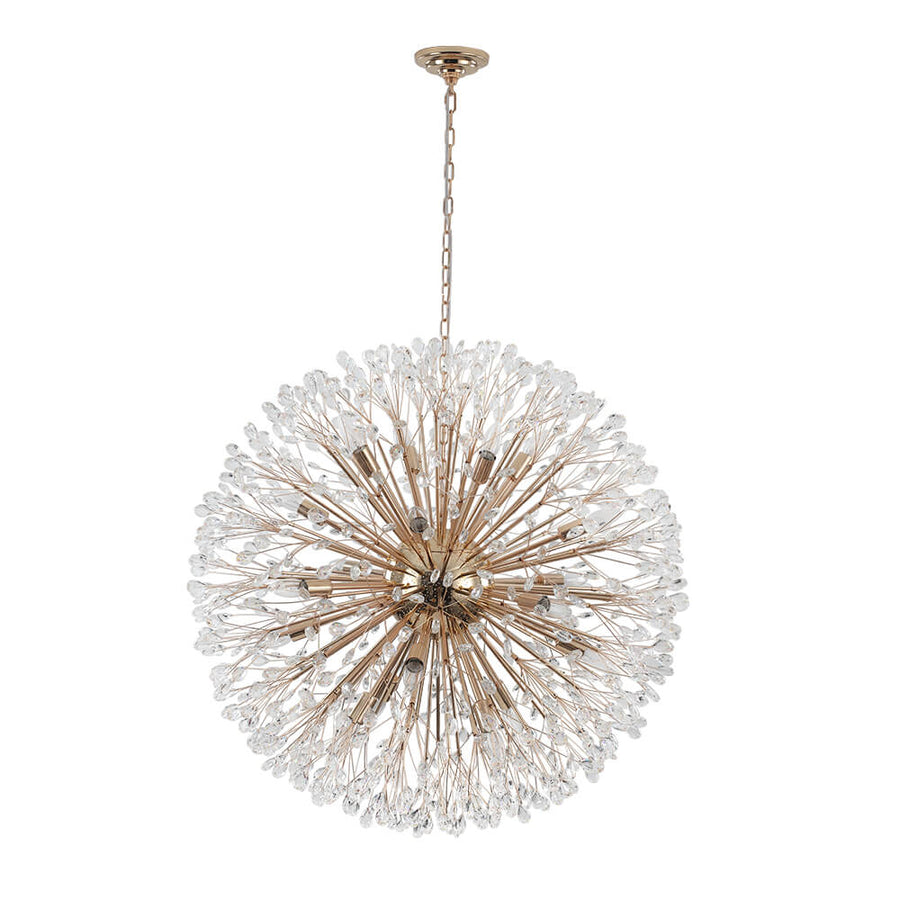 20-Light Oversized Firework Chandelier Large Luxury Sputnik Hanging Light