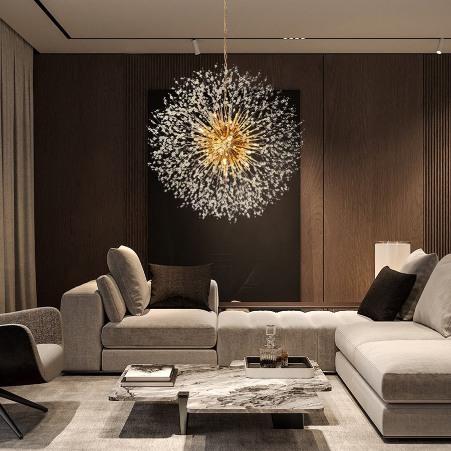 20-Light Oversized Large Luxury Sputnik Firework Chandelier