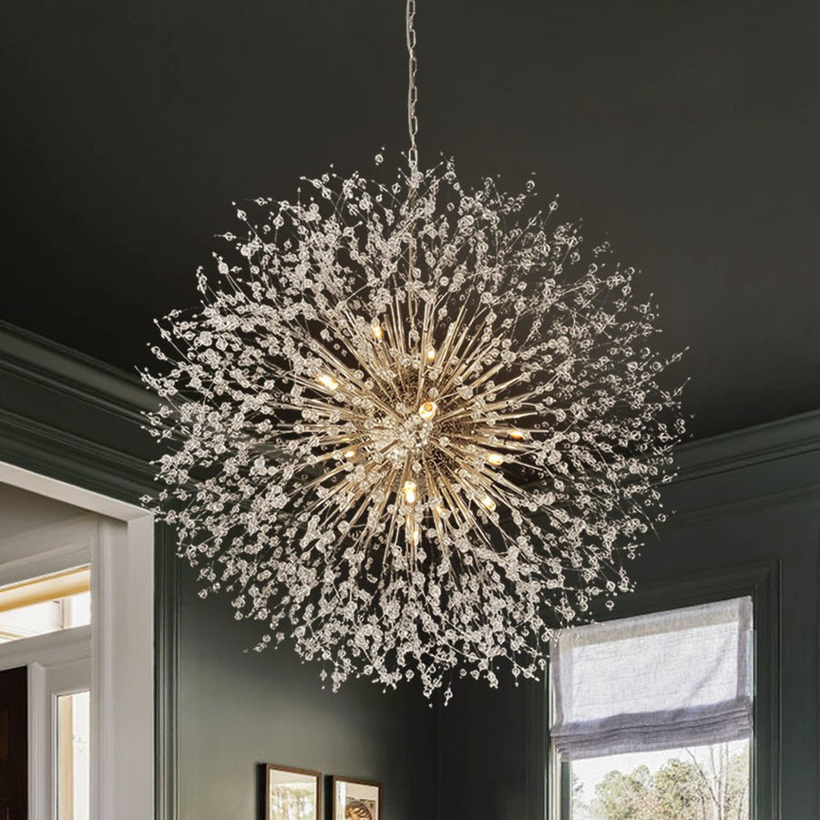 20-Light Oversized Large Luxury Sputnik Firework Chandelier