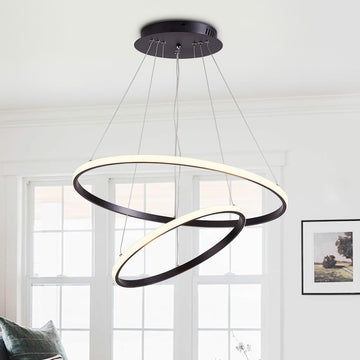 2/3 Tier LED Ring Island Chandelier