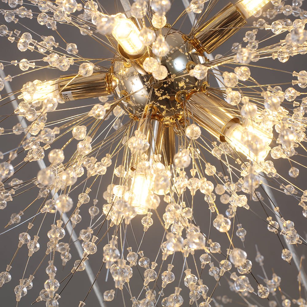 24/40-Light Modern Large Sputnik Firework Chandelier