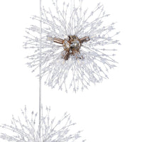 24/40-Light Modern Large Sputnik Firework Chandelier