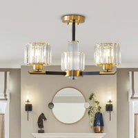 3 Light Sputnik Chandelier with Three Arms