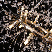 32-Light Modern Large 2-Tiers Firework Chandelier