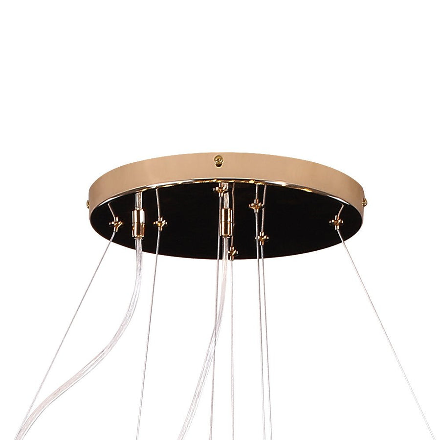 32-Light Modern Large 2-Tiers Firework Chandelier