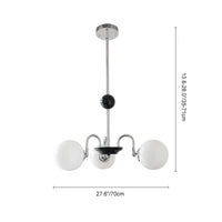 3/5 Light Glass Bubble Sputnik Chandelier Mood Light