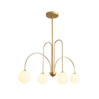 4 Light Drop Down Pendant Chandelier