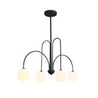 4 Light Drop Down Pendant Chandelier