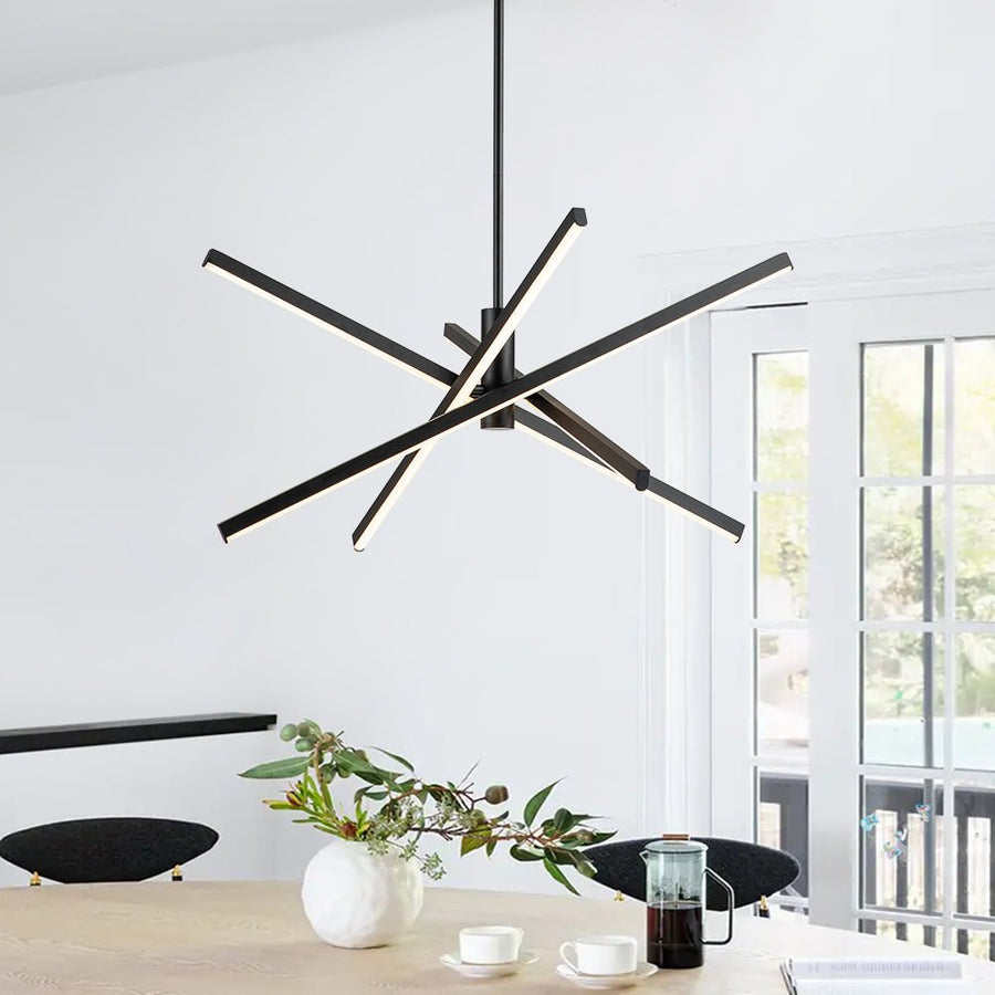 4-Light LED Sputnik Chandelier