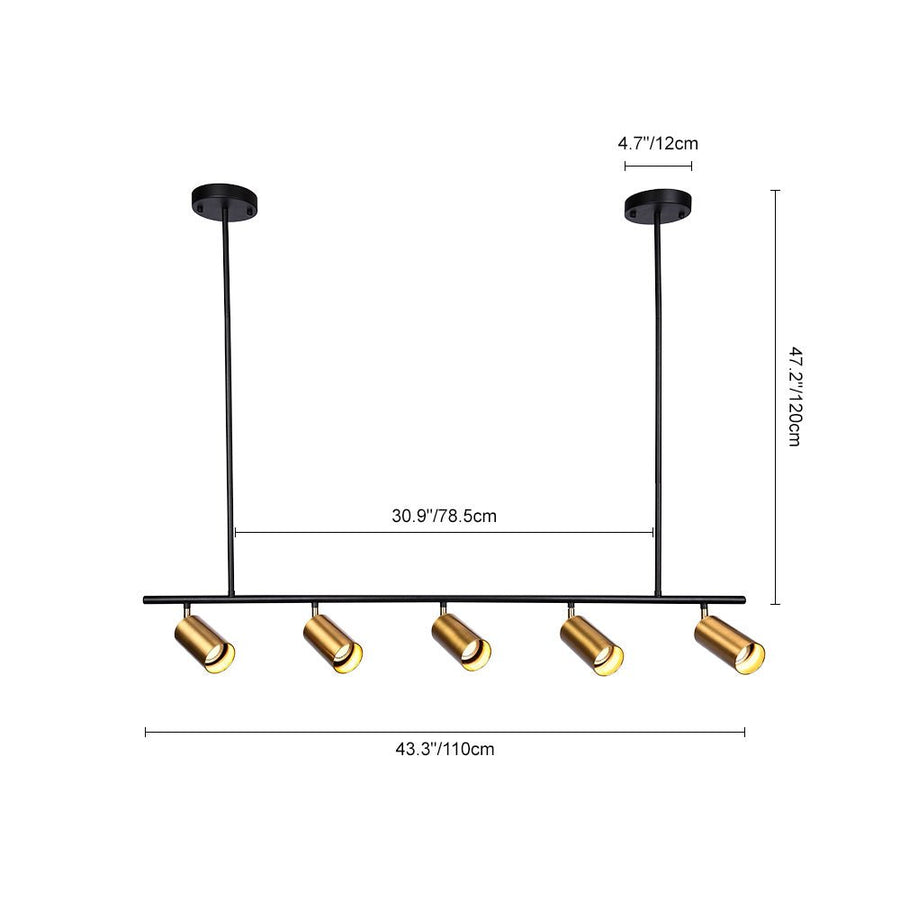 5-Light Kitchen Track Lighting Kit